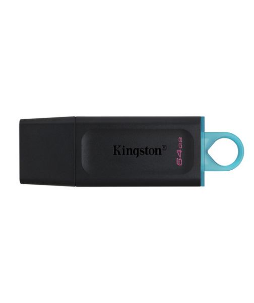 Kingston 64GB USB 3.2 Exodia DataTraveler Exodia (Black + Teal) resmi